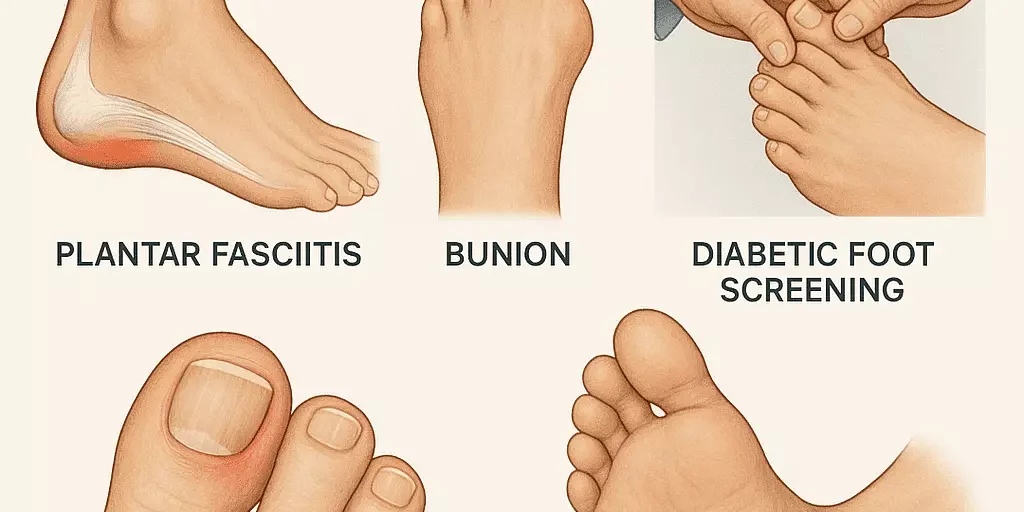 Common Foot Injuries Treated by Podiatrists Common Foot Injuries Treated by Podiatrists