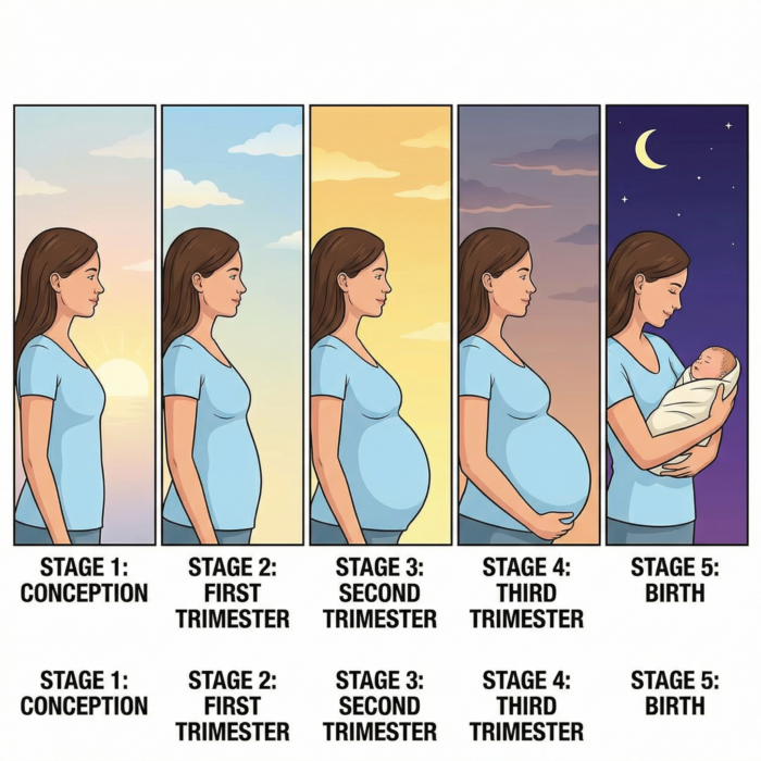 The Stages of Pregnancy Explained The Stages of Pregnancy Explained